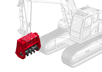 Excavator Mulching Head 8-15 Ton