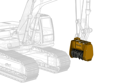 Excavator Mulching Head 8-15 Ton